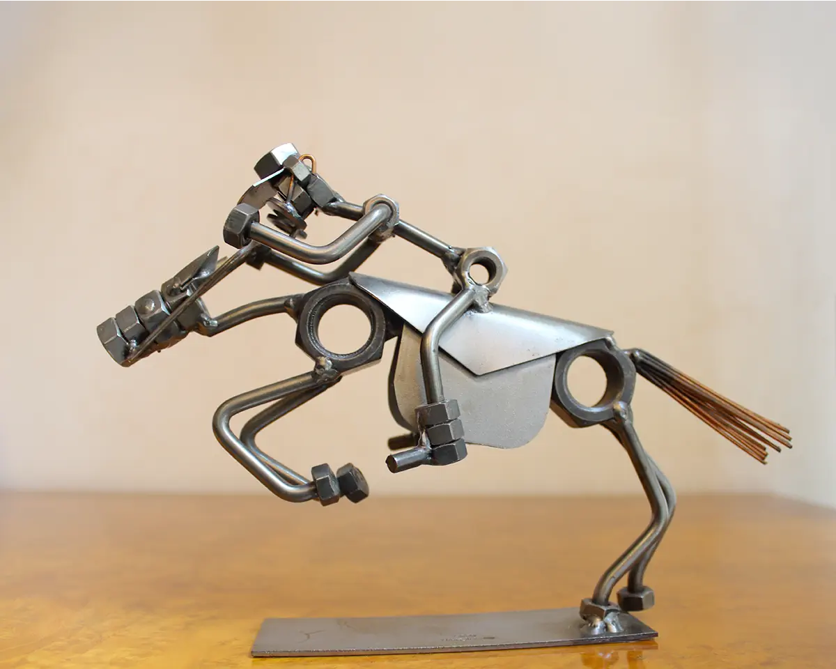 Picture of the iron horse from PandaComimpex office.